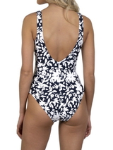 Bomain Jersey navy blue bathingsuit