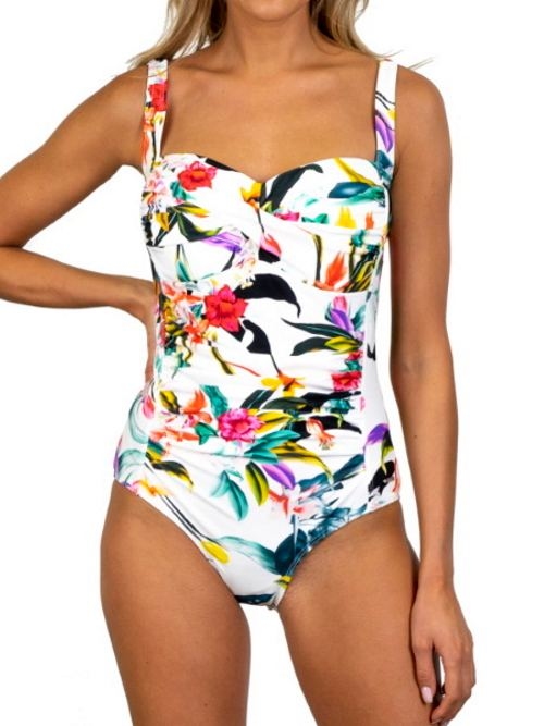 Bomain Palma white bathingsuit