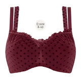 Marlies Dekkers Backstage Boudoir bordeaux padded bra