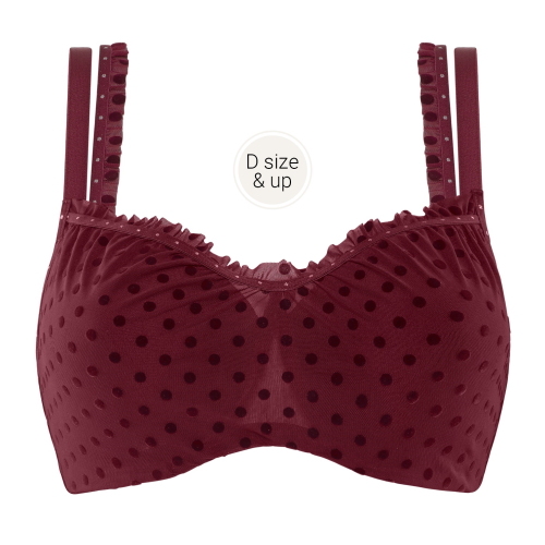 Marlies Dekkers Backstage Boudoir bordeaux padded bra