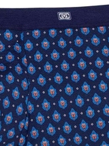 HOM Frioul navy/print boxer short