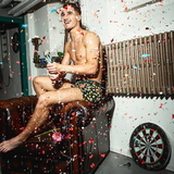 Zaccini Confetti khaki boxer short