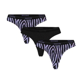 Zaccini Zebra black/white thong
