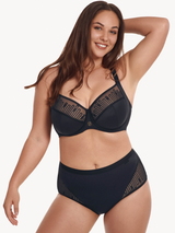 Lisca Ivonne anthracite high waist brief