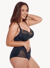 Lisca Ivonne anthracite non-padded bra