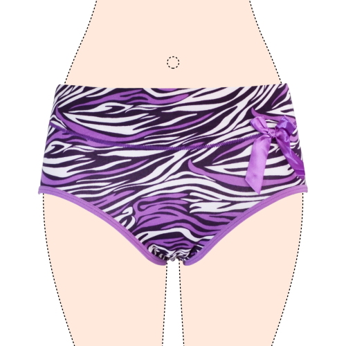 Gianvaglia Annimal purple/print brief