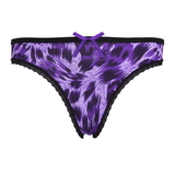 Gianvaglia Annimal purple/print thong