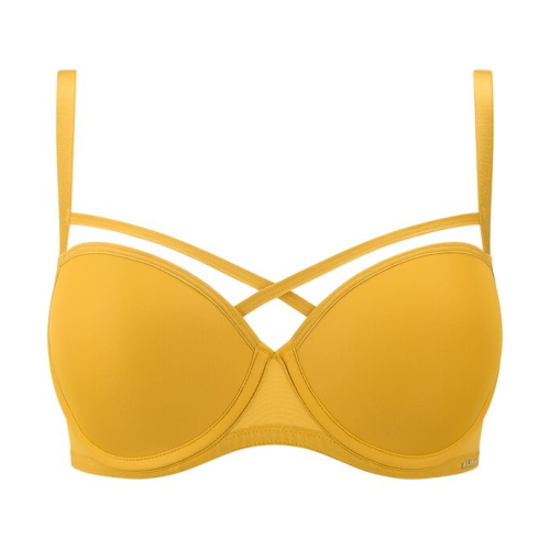 Sapph Fabulous yellow padded bra