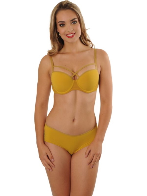 Sapph Fabulous yellow padded bra