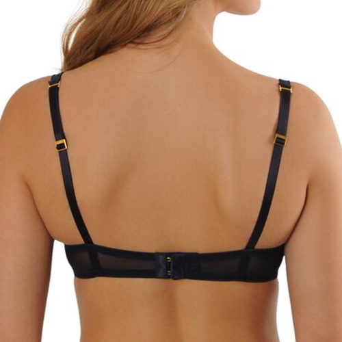 Sapph Ludivine navy/pink padded bra