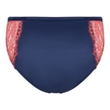 Sapph Ludivine navy/pink brief