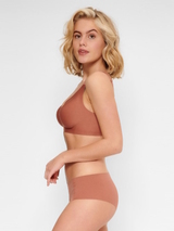 LingaDore Daily Soft Sensation leather brown short