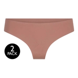 LingaDore Daily Soft Sensation leather brown thong