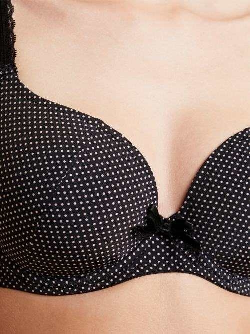 LingaDore Daily Uni Fit black/pink padded bra