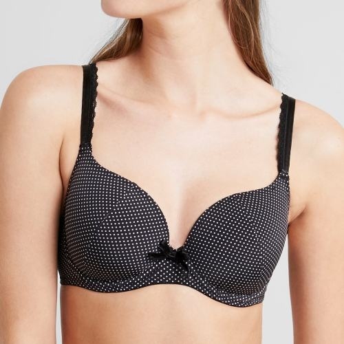 LingaDore Daily Uni Fit black/pink padded bra