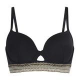 LingaDore Beach Jaimi black padded bikini bra
