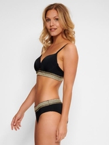 LingaDore Beach Jaimi black padded bikini bra