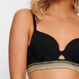 LingaDore Beach Jaimi black padded bikini bra