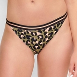 LingaDore Beach Black Panter animal print bikini brief