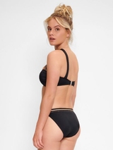 LingaDore Beach Black Panter black soft-cup bikini bra