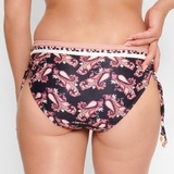 LingaDore Beach Paisley Love black/print bikini brief