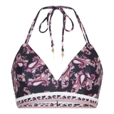 LingaDore Beach Paisley Love black/print padded bikini bra
