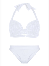 LingaDore Beach Hippie Crochet off white set