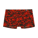 HOM Catalan green/print boxer short