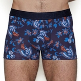 HOM Morgiou blue/print sport boxershort