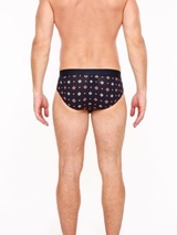 HOM Marius navy/print men brief