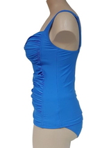 Bomain Paris blue tankini set