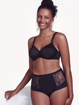 Lisca Gina black high waist brief