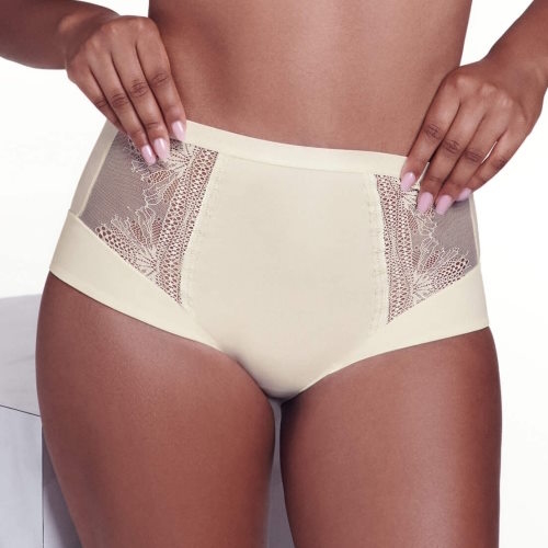Lisca Gina ivory high waist brief