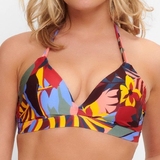 LingaDore Beach Bright Leaves multicolor/print padded bikini bra