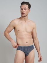 Tom Tailor Blue Medium navy/print men brief