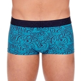 HOM Heliopolis aqua/print sport trunk