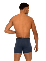 Muchachomalo Micro navy blue sport boxershort