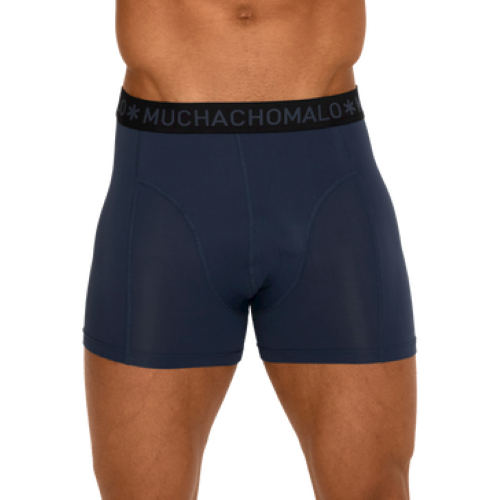 Muchachomalo Micro navy blue sport boxershort