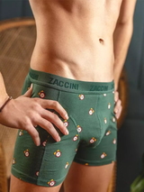 Zaccini Wekker green/print boxer short