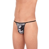 HOM Bendor white/black men thong