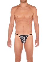 HOM Bendor white/black men thong