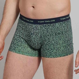 Tom Tailor Blue/Green All over  navy/print boxer short