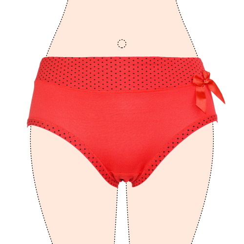 Gianvaglia Dotted red brief