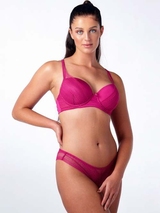 After Eden D-Cup & Up Dee hot pink brazilian