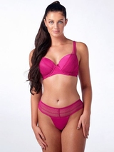 After Eden D-Cup & Up Dee hot pink thong
