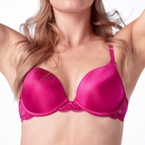 After Eden Djuna fuchsia push up bra