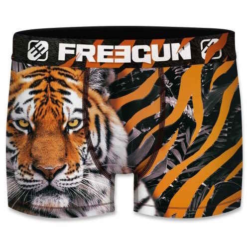 Freegun Tiger black/print sport boxershort