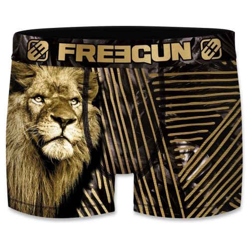 Freegun Lion black/print sport boxershort
