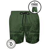 Muchachomalo Water React green/print swimshort