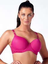After Eden D-Cup & Up Faro fuchsia padded bra